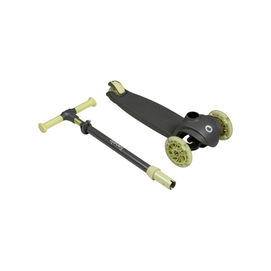 Lionelo - Patinete infantil JESSY gris/verde