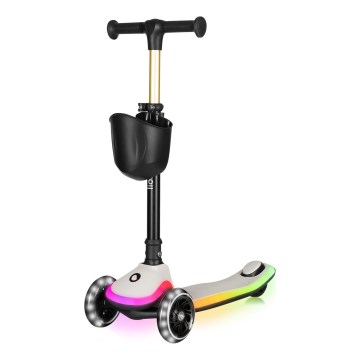 Lionelo - Patinete infantil MEY 3xAAA Beige Arena