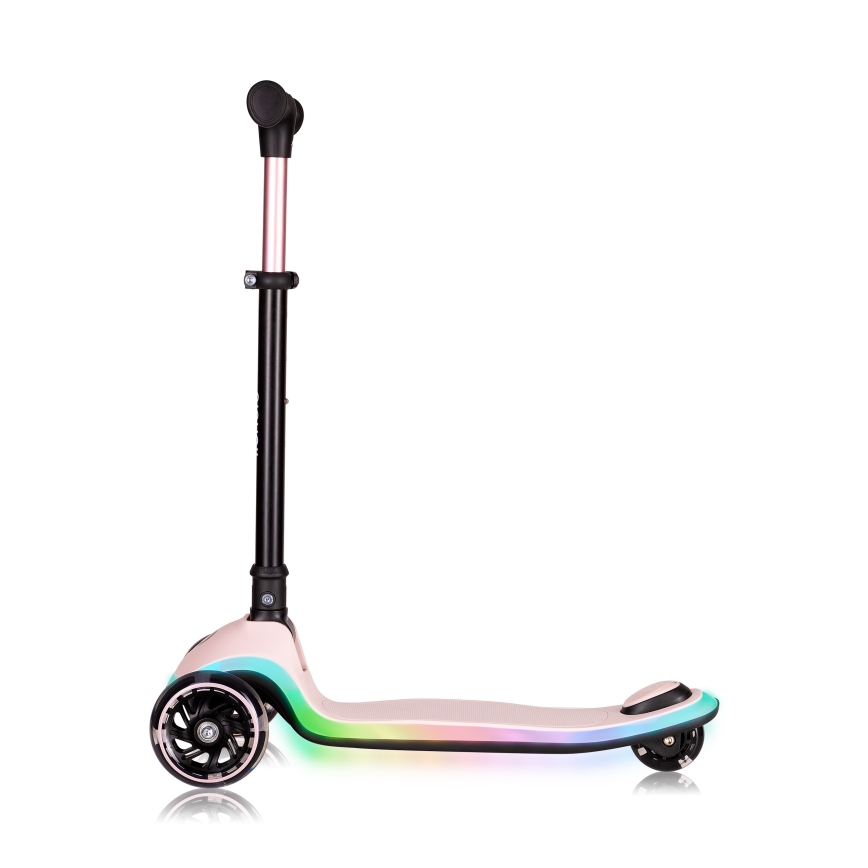 Lionelo - Patinete infantil MEY 3xAAA Rosa