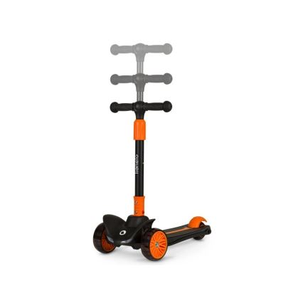 Lionelo - Patinete infantil TIMMY 3xAA naranja/negro