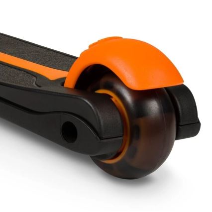 Lionelo - Patinete infantil TIMMY 3xAA naranja/negro