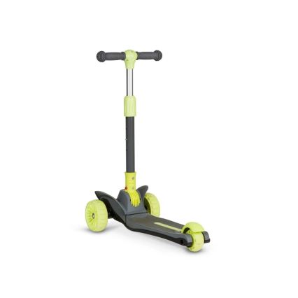 Lionelo - Patinete infantil TIMMY 3xAA verde/gris