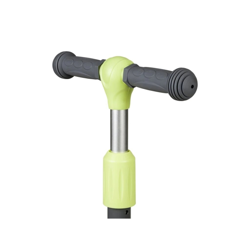 Lionelo - Patinete infantil TIMMY 3xAA verde/gris