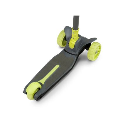 Lionelo - Patinete infantil TIMMY 3xAA verde/gris
