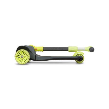 Lionelo - Patinete infantil TIMMY 3xAA verde/gris