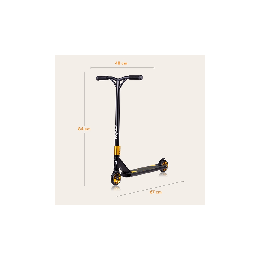 Lionelo - Patinete infantil WHIZZ negro