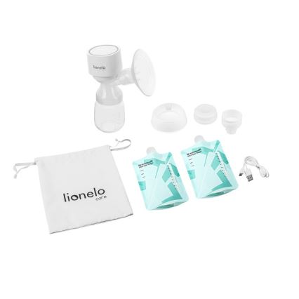 Lionelo - Extractor de leche materna eléctrico recargable FIDI ONE 5V 1000 mAh 180 ml