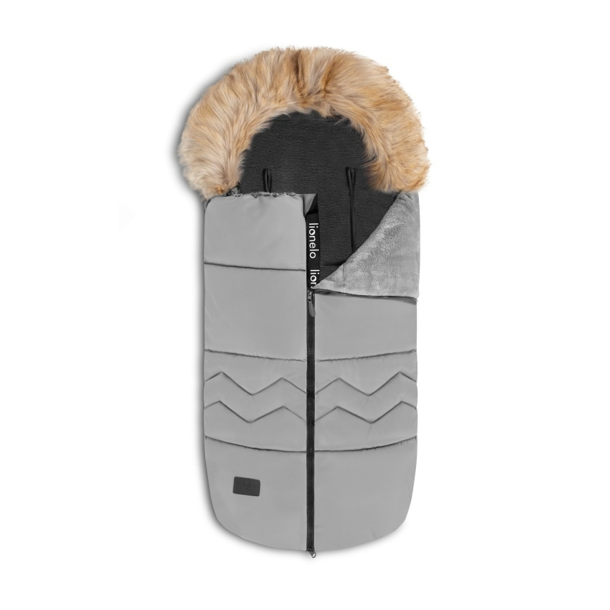 Lionelo - Saco para bebé FRODE Gris Paloma