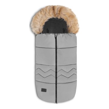 Lionelo - Saco para silla de paseo infantil FRODE Gris Paloma