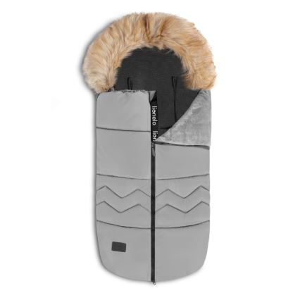 Lionelo - Saco para silla de paseo infantil FRODE Gris Paloma
