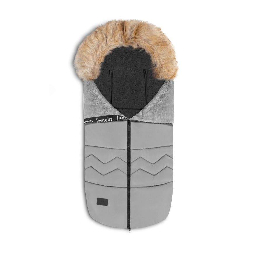 Lionelo - Saco para silla de paseo infantil FRODE Gris Paloma