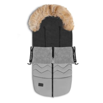 Lionelo - Saco para silla de paseo infantil FRODE Gris Paloma