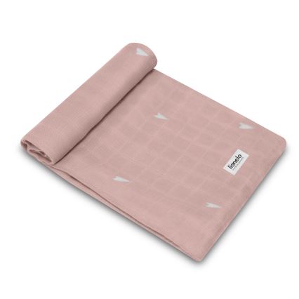 Lionelo - Set de 3 muselinas de bambú 70x70 cm Rainbow