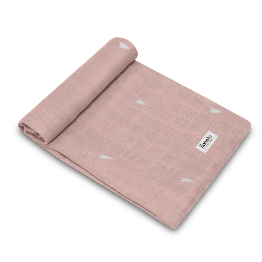 Lionelo - Set de 3 muselinas de bambú 70x70 cm Rainbow