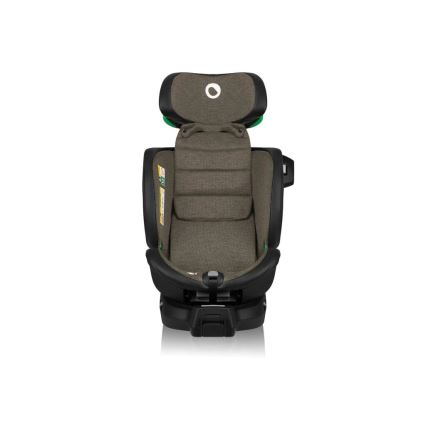 Lionelo - Silla de auto con base giratoria HARMONY i-Size 40-150 cm negra/oliva