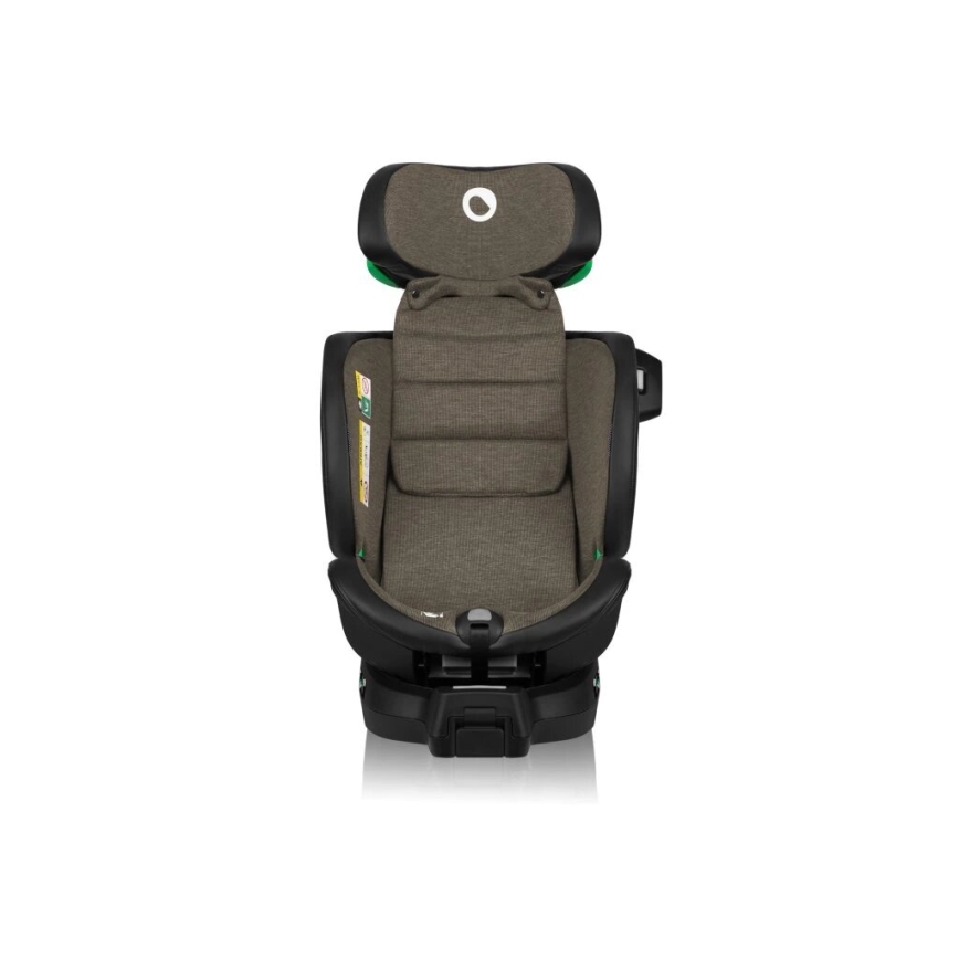 Lionelo - Silla de auto con base giratoria HARMONY i-Size 40-150 cm negra/oliva