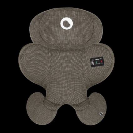 Lionelo - Silla de auto con base giratoria HARMONY i-Size 40-150 cm negra/oliva