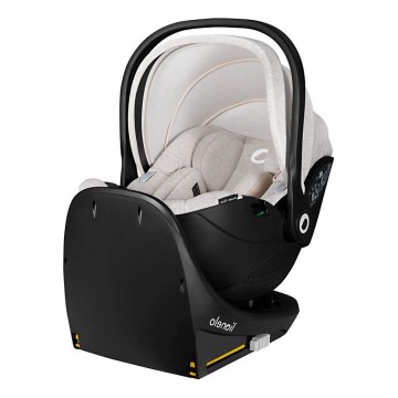 Lionelo - Silla de auto con base giratoria MOXIE SET i-Size 40-87 cm beige arena