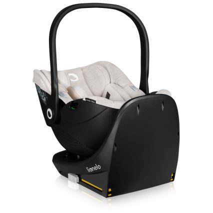 Lionelo - Silla de auto con base giratoria MOXIE SET i-Size 40-87 cm beige arena