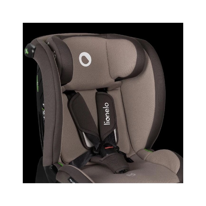 Lionelo - Silla de coche AART i-Size 40-150 cm marrón/crema