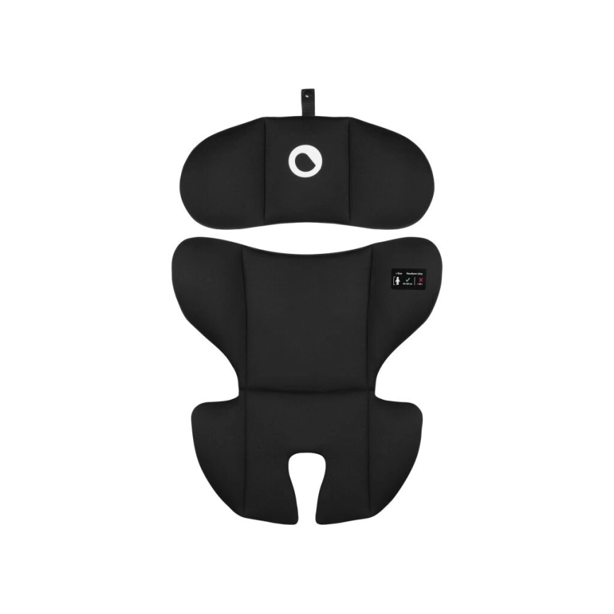 Lionelo - Silla de coche AART i-Size 40-150 cm negra/roja