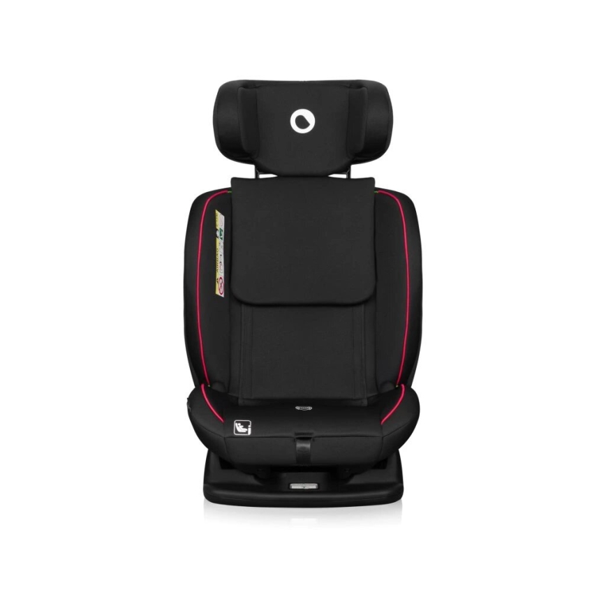 Lionelo - Silla de coche AART i-Size 40-150 cm negra/roja