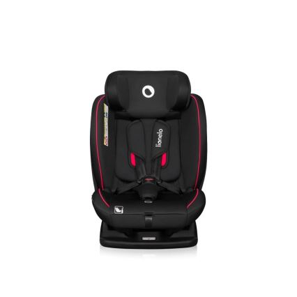 Lionelo - Silla de coche AART i-Size 40-150 cm negra/roja