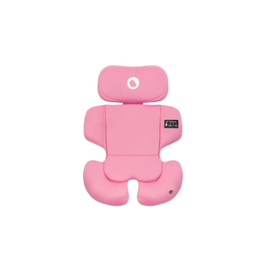 Lionelo - Silla de coche BASTIAAN i-Size 40-150 cm gris/rosa