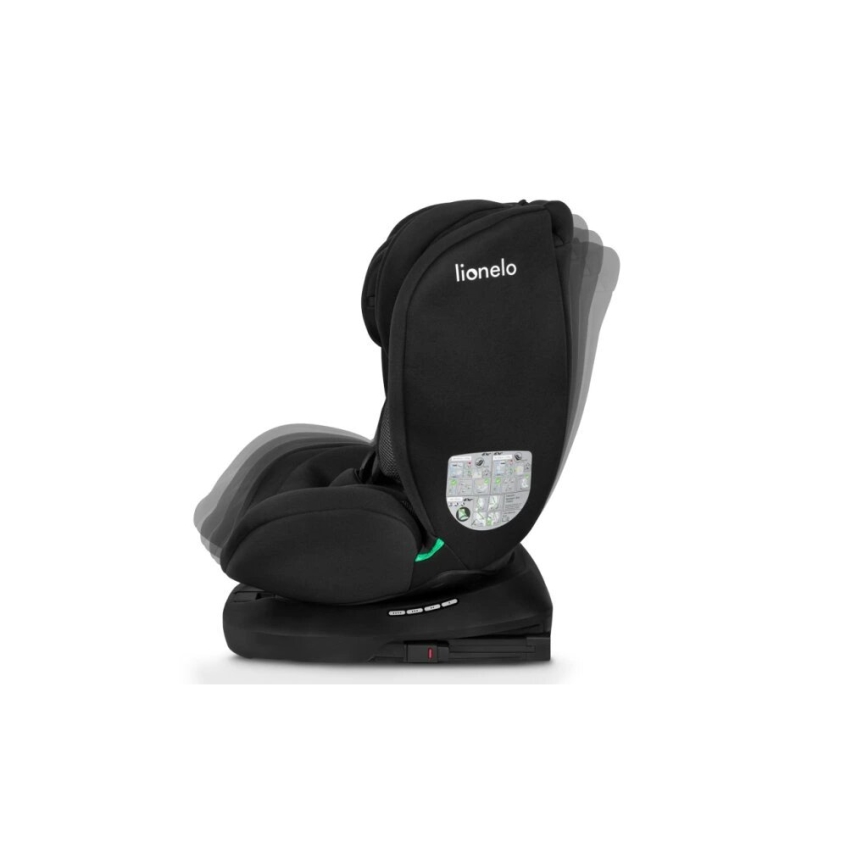 Lionelo - Silla de coche BASTIAAN i-Size 40-150 cm negra