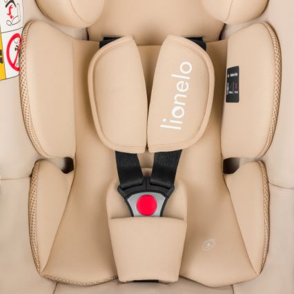 Lionelo - Silla de coche con base giratoria ASTRID SET i-Size 40-87 cm Beige Arena