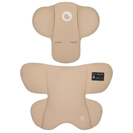 Lionelo - Silla de coche con base giratoria ASTRID SET i-Size 40-87 cm Beige Arena
