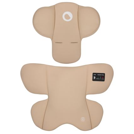 Lionelo - Silla de coche con base giratoria ASTRID SET i-Size 40-87 cm Beige Arena