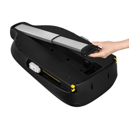 Lionelo - Silla de coche con base giratoria ASTRID SET i-Size 40-87 cm Negro/Gris