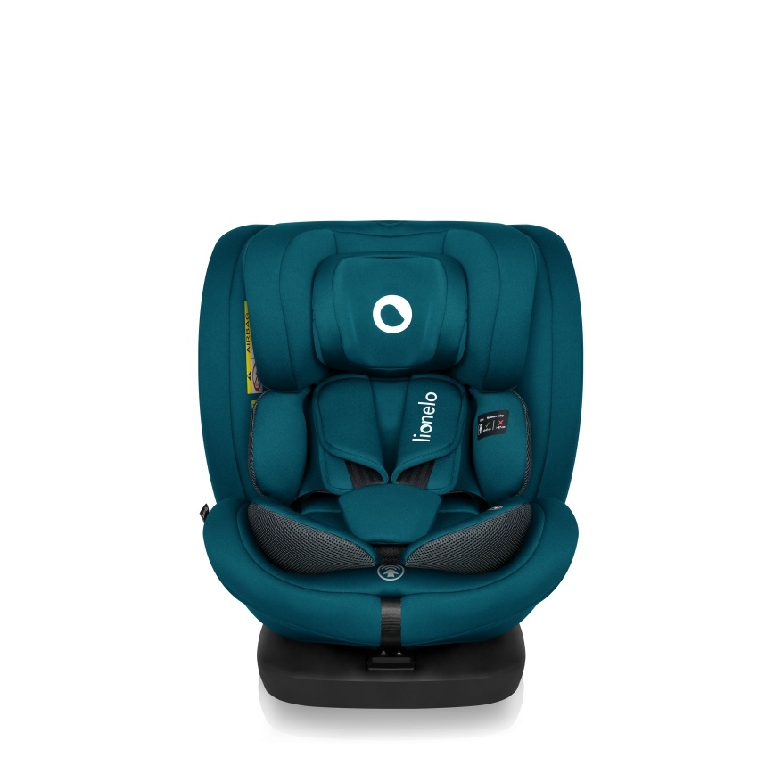 Lionelo - Silla de coche con base giratoria BASTIAAN i-Size 40-150 cm Azul índigo