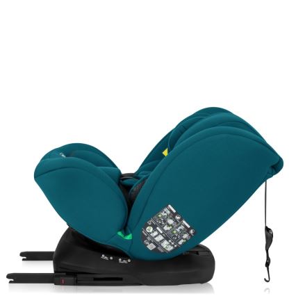 Lionelo - Silla de coche con base giratoria BASTIAAN i-Size 40-150 cm Azul índigo