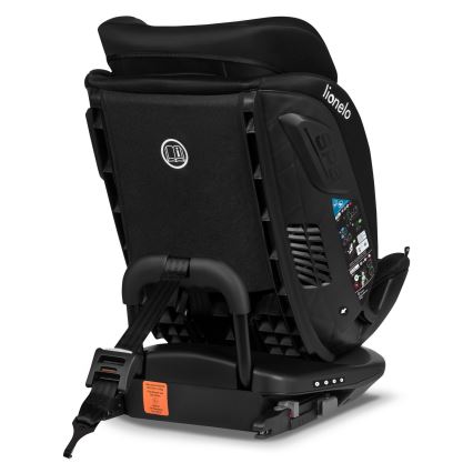 Lionelo - Silla de coche con base giratoria BASTIAAN i-Size 40-150 cm Black Carbon