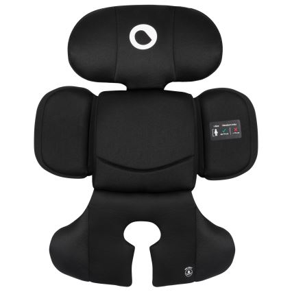 Lionelo - Silla de coche con base giratoria BASTIAAN i-Size 40-150 cm Black Carbon