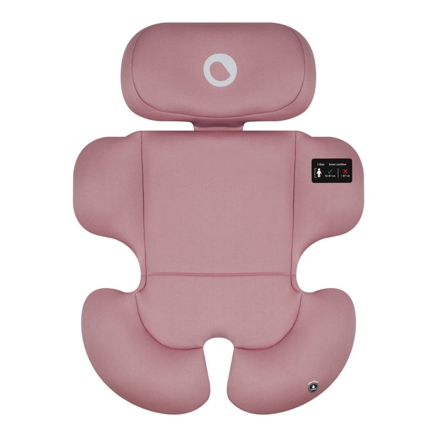 Lionelo - Silla de coche con base giratoria BASTIAAN i-Size 40-150 cm Rosa Pink