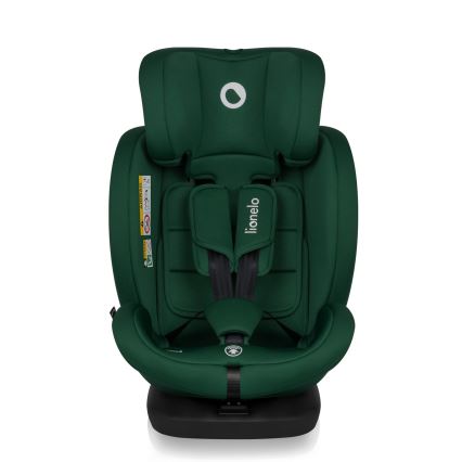 Lionelo - Silla de coche con base giratoria BASTIAAN i-Size 40-150 cm Verde Bosque