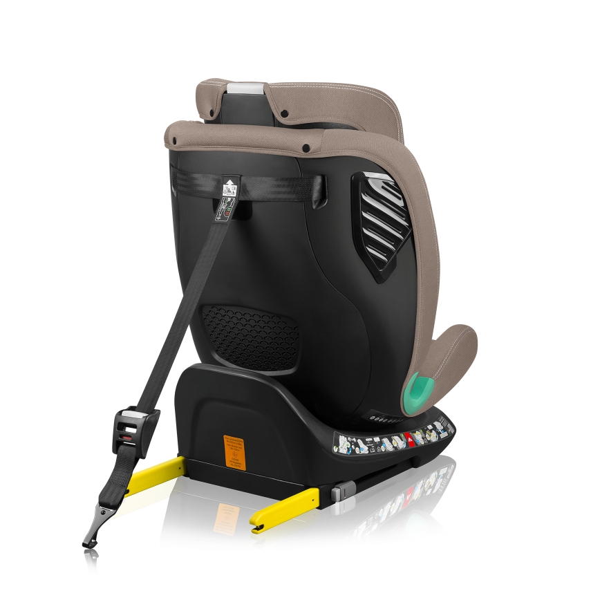 Lionelo - Silla de coche giratoria con base BASTIAAN ONE i-Size 40-150 cm Beige arena