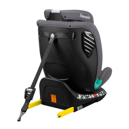 Lionelo - Silla de coche giratoria con base BASTIAAN ONE i-Size 40-150 cm Gris Stone