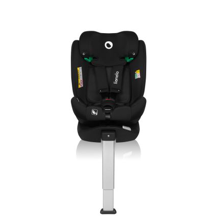 Lionelo - Silla de coche con base giratoria BRAAM AIR i-Size 40-150 cm Negro Carbón