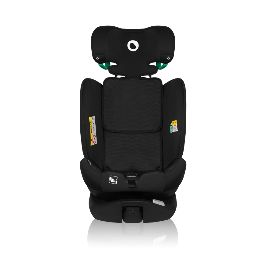 Lionelo - Silla de coche con base giratoria BRAAM AIR i-Size 40-150 cm Negro Carbón