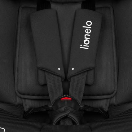 Lionelo - Silla de coche con base giratoria BRAVE i-Size 40-150 cm Negro Carbón