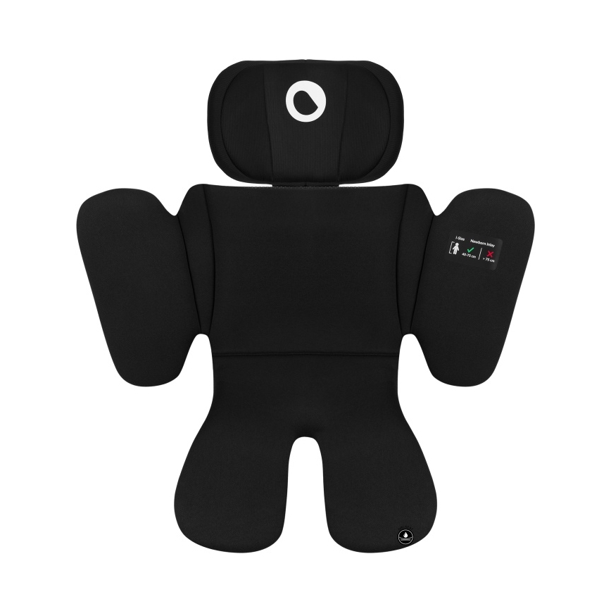 Lionelo - Silla de coche con base giratoria BRAVE i-Size 40-150 cm Negro Carbón