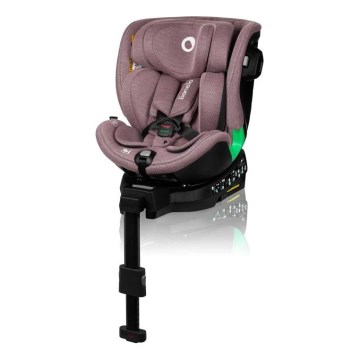 Lionelo - Silla de coche con base giratoria HARMONY i-Size 40-150 cm rosa
