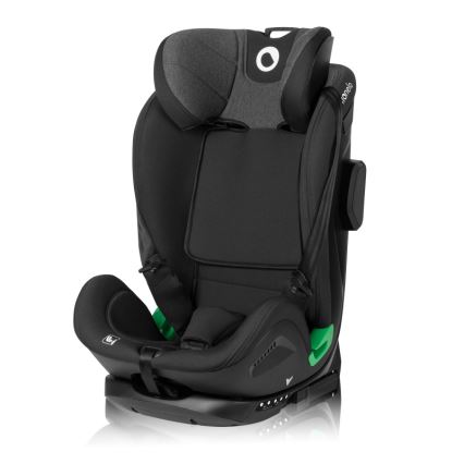 Lionelo - Silla de coche con base giratoria HARPER i-Size 76-150 cm Black Carbon