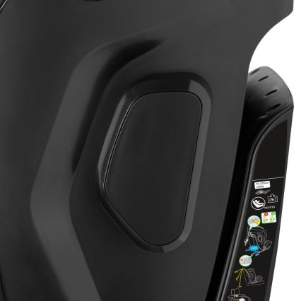 Lionelo - Silla de coche con base giratoria HARPER i-Size 76-150 cm Negro Carbono