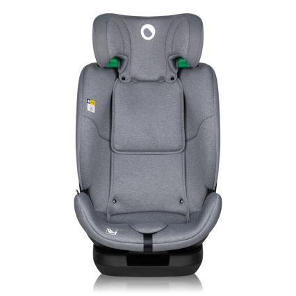 Lionelo - Silla de coche con base giratoria LAVENDER i-Size 76-150 cm Gris Stone