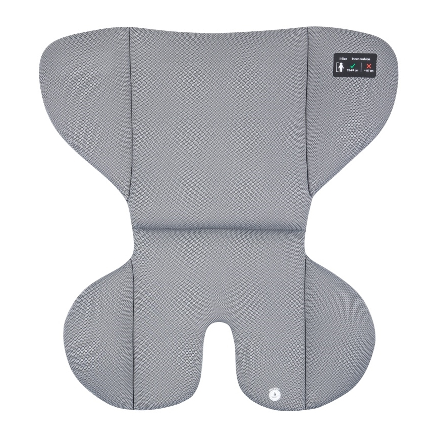 Lionelo - Silla de coche con base giratoria LAVENDER i-Size 76-150 cm Gris Stone
